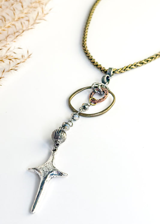 Bronze Shooting Star Necklace
