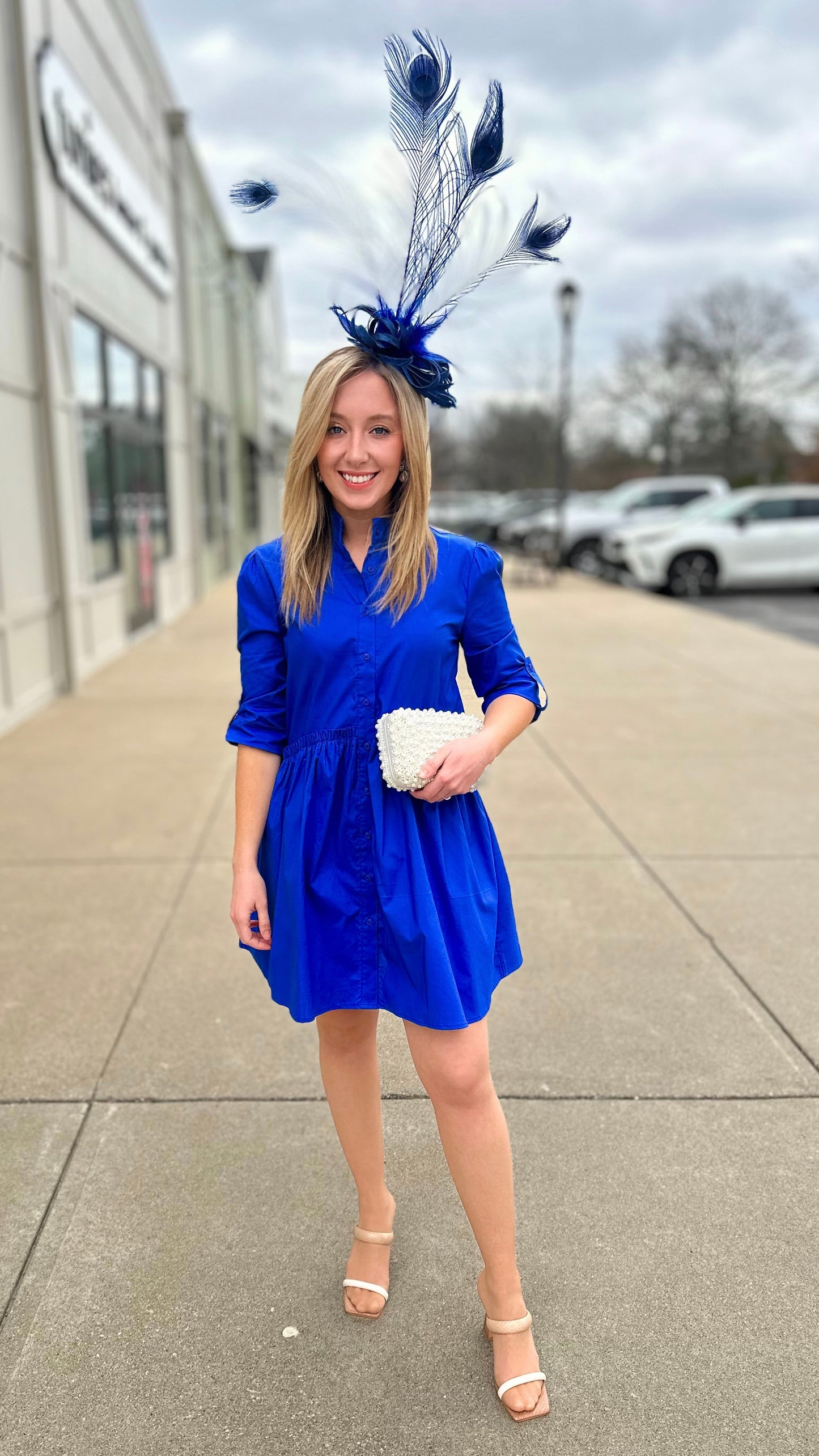Taylor Tillman Cammie Dress - Cobalt Blue