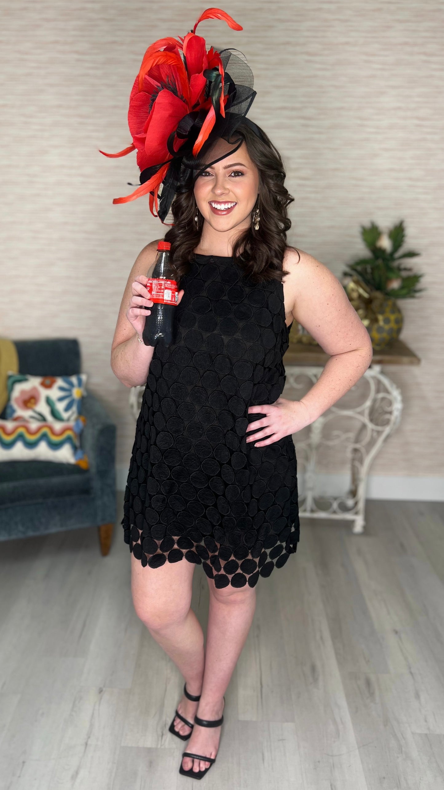 Black Dotty Dress