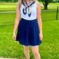 Michael Stars Havana Smocked Mini Skirt - Navy