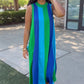 Sloane Colorblock Dress - Green/Royal