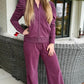 Another Love Drawstring Lounge Pant - Plum