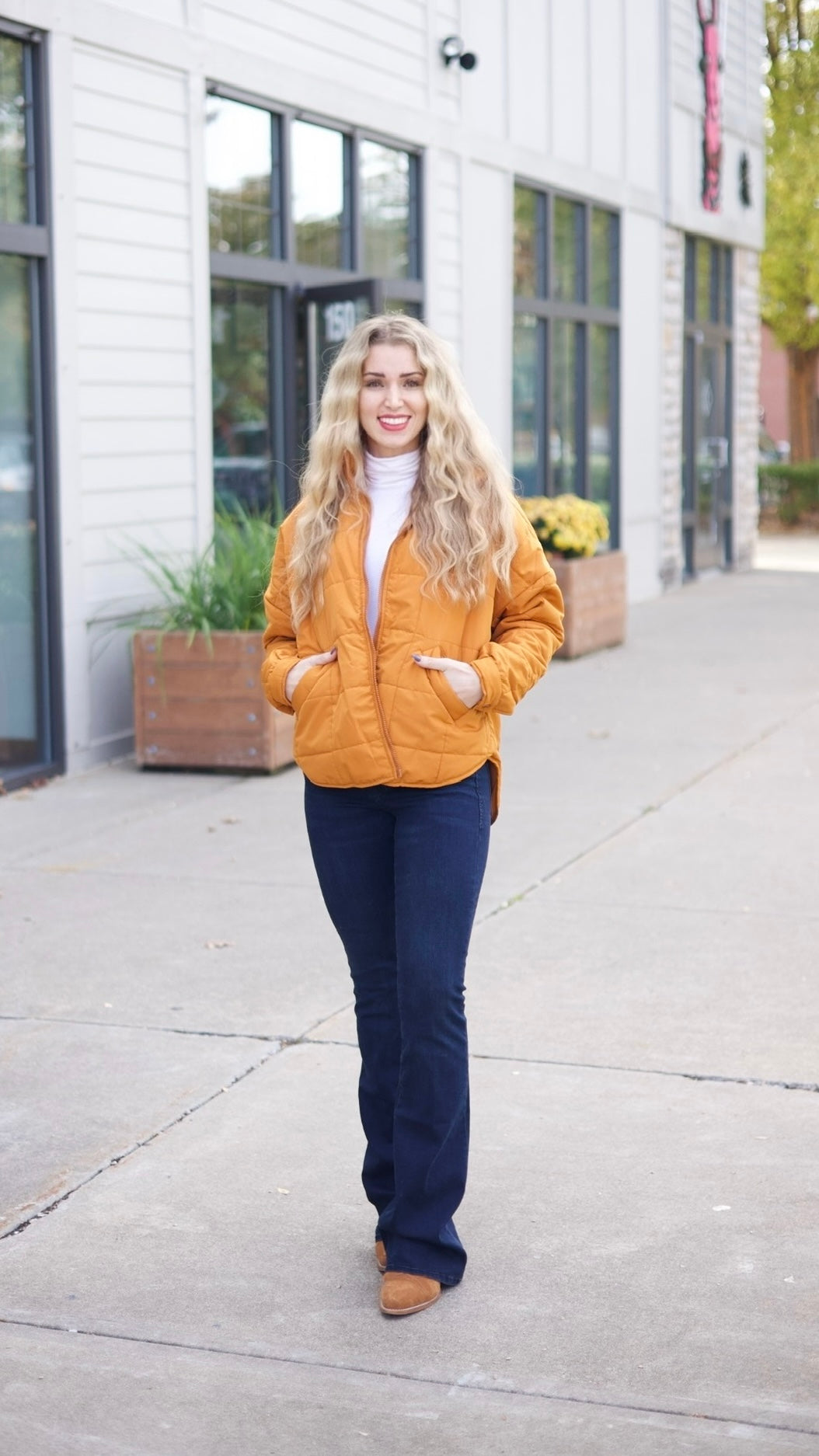 Jeanne Puffer Jacket - Butterscotch