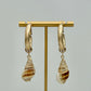 Conch Shell Hoop Earrings