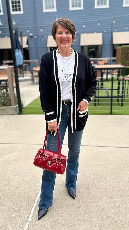 Dear John Amani Cardigan - Black