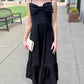 Millie Bow Midi Dress - Black