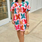 Ivy Jane Butterflies Shift Dress - Pink