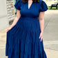 Classic Covington Maxi Dress - Navy