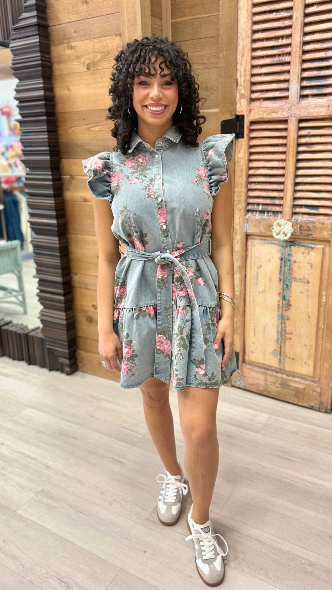 Ellie Denim Mini Dress