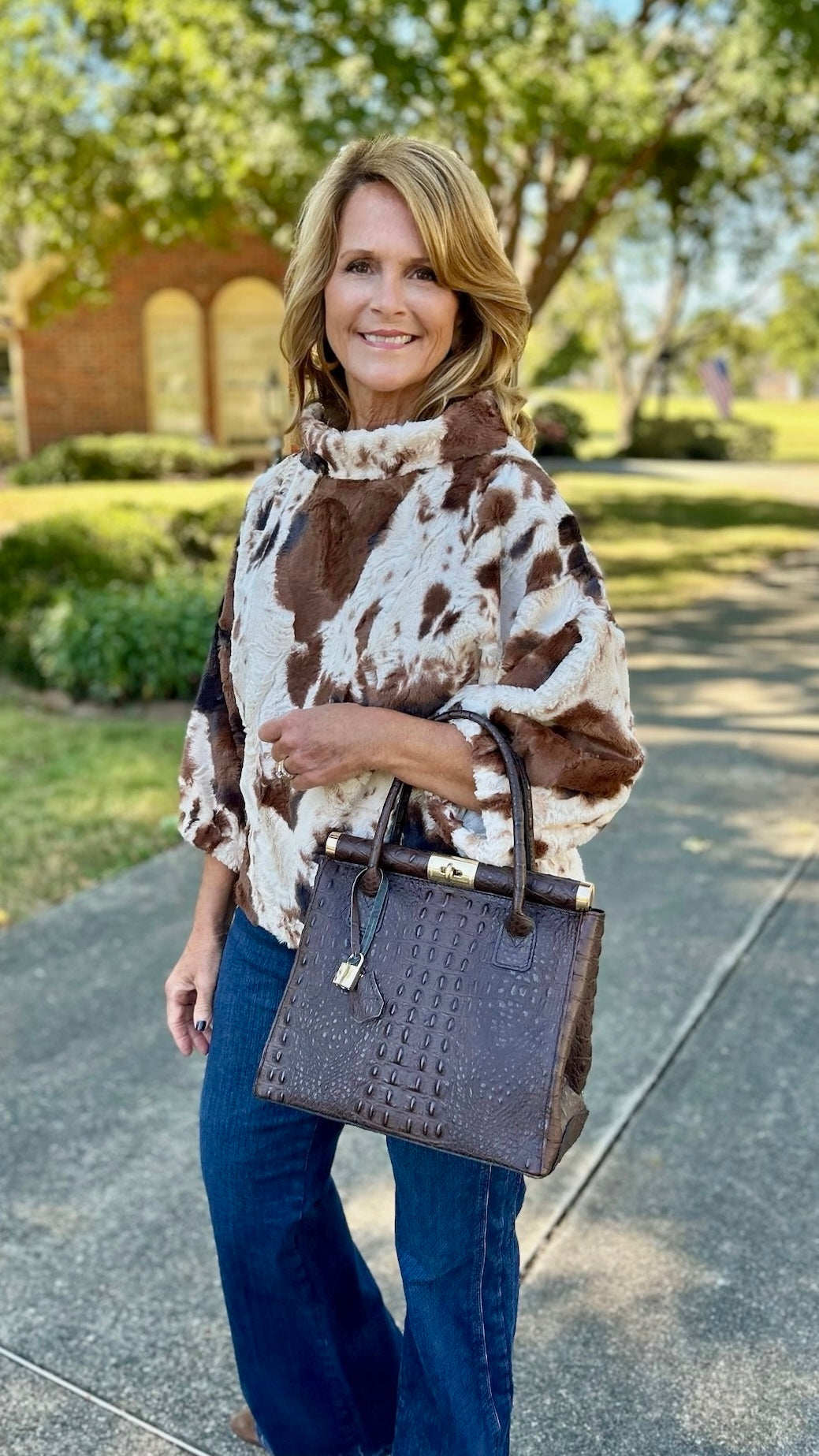 Ivy Jane Faux Fur Pony Popover