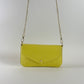 Italian Leather Handle & Crossbody - Yellow