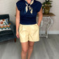 Tyler Boe Vegan Leather Shorts - Flax