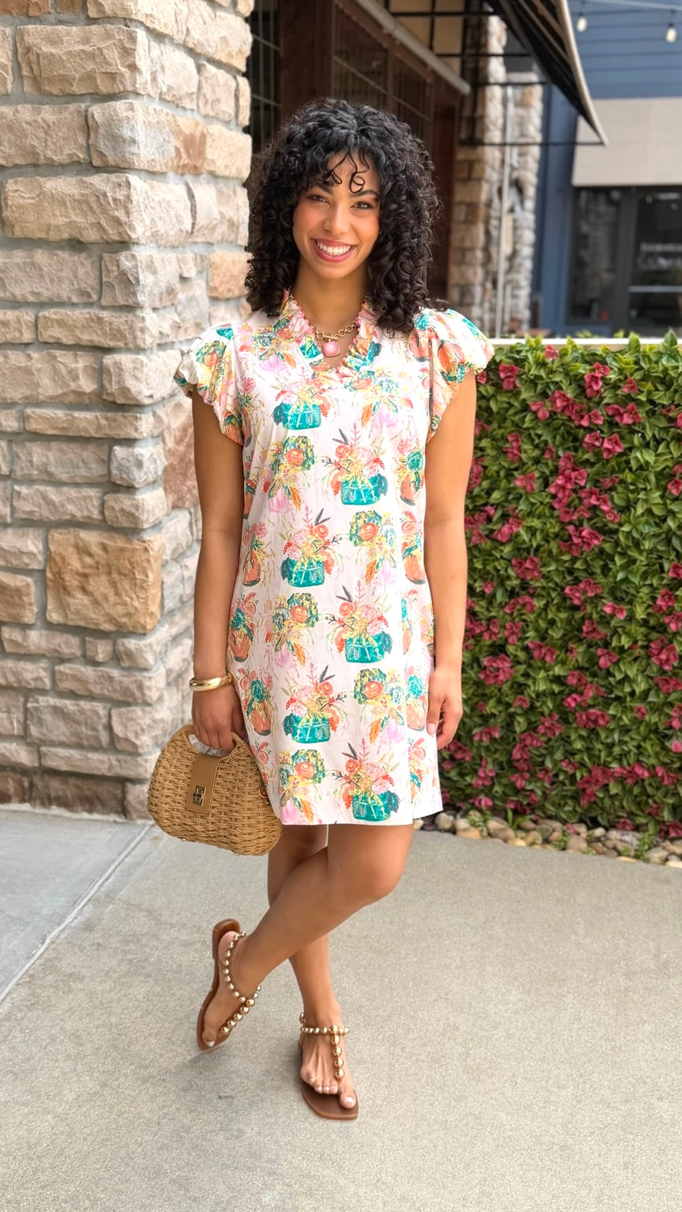 Uncle Frank Still Life Dress - Pink