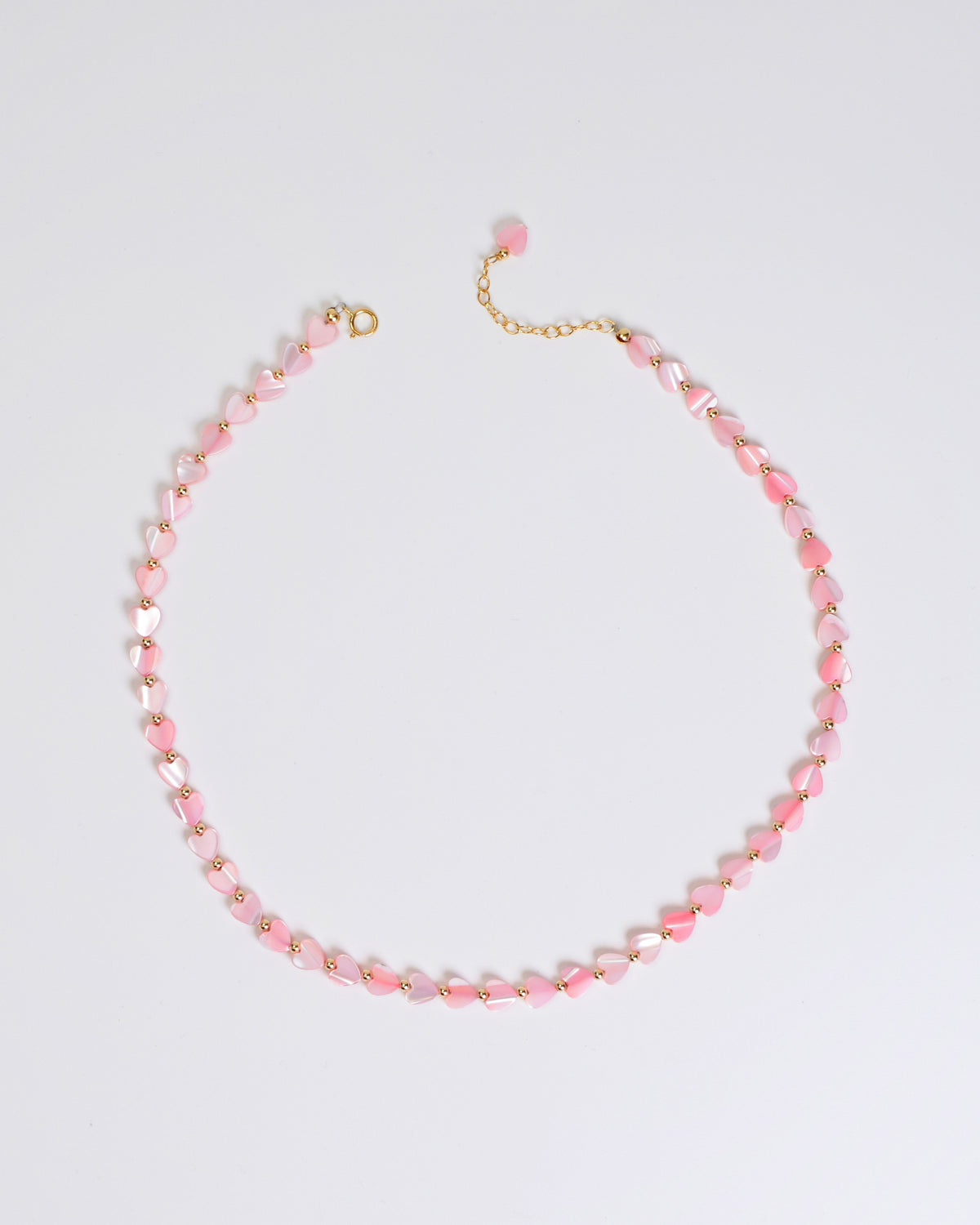 Jenny Baker Pippa Heart Necklace - Pink