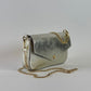 Italian Leather Handle & Crossbody - Gold