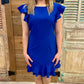 Chic Mini Dress - Blue