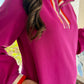 Magenta Zip Leisure Dress