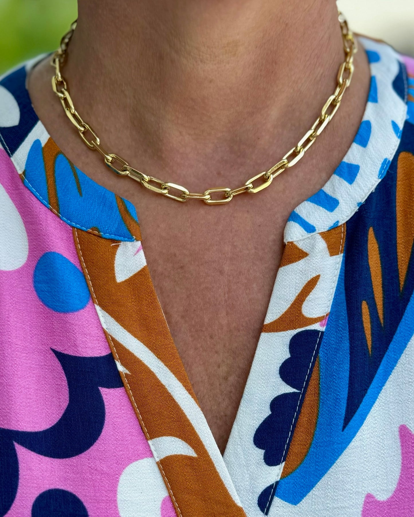 Bari Gold Choker Necklace