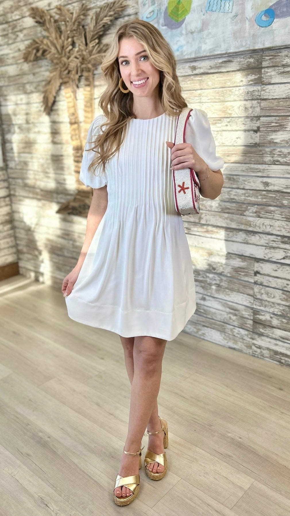 Laney Mini Dress - White