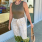 XCVI Terraced Wide Leg Pant - Khaki Blend