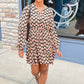 Bria Black Floral Dress - Black