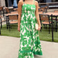 Jennifer Floral Maxi Dress - Green