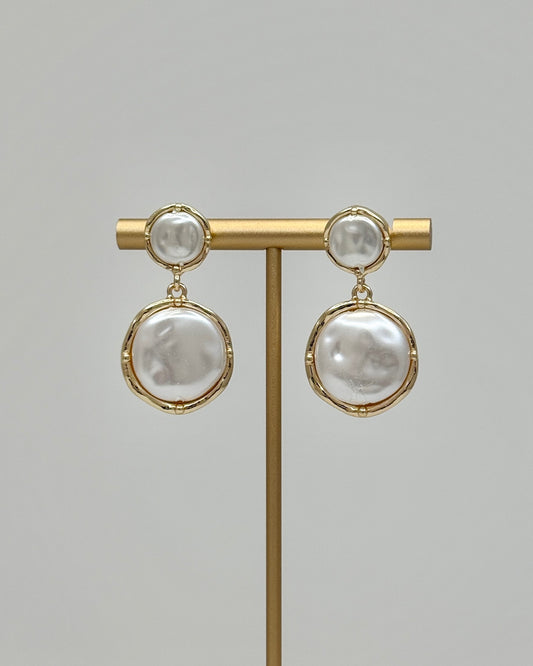 Pearl Double Drop Earrings