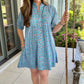 Uncle Frank Shirtdress - Blue