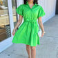Sofia Nelda Dress - Green