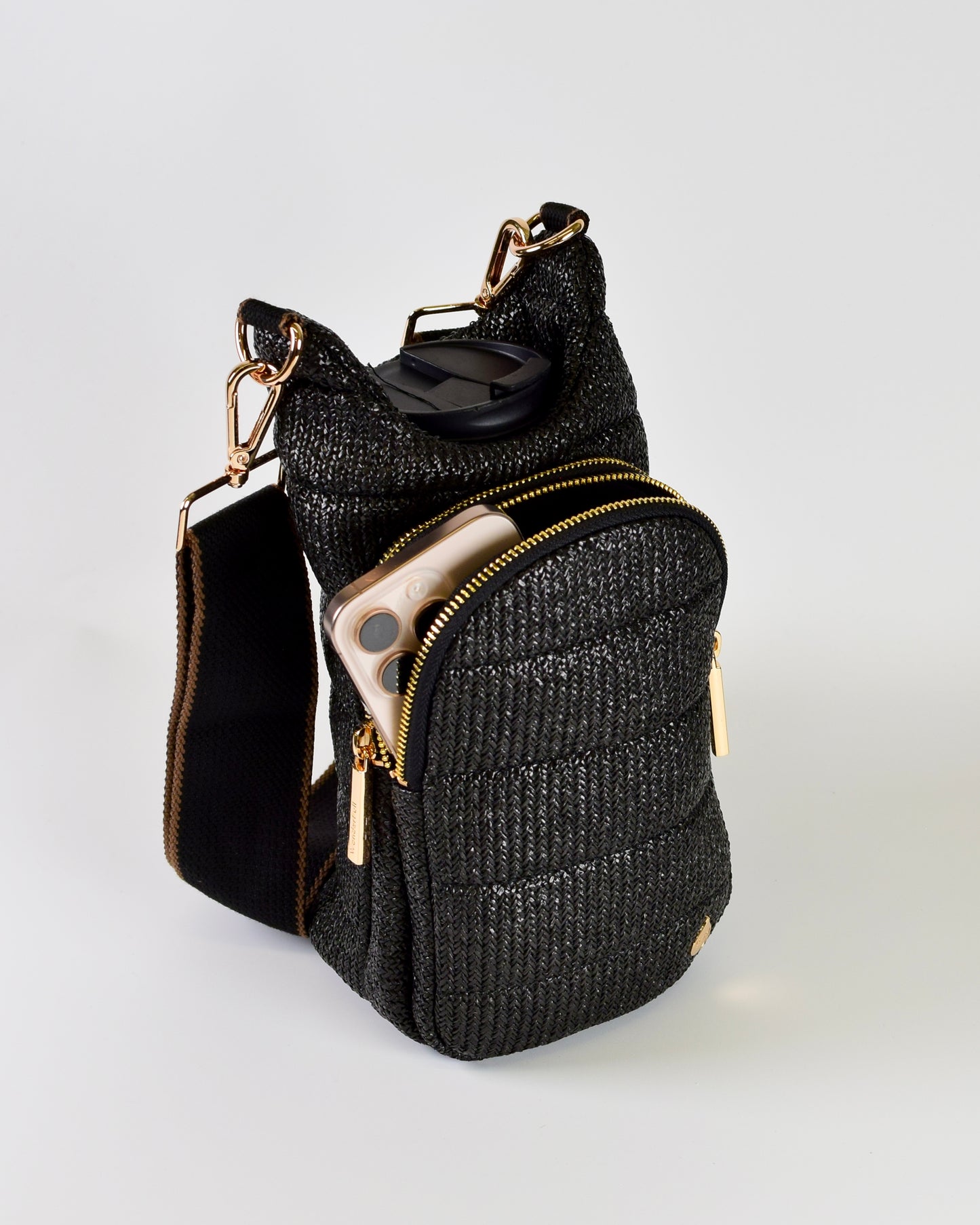 Hydrobag - Black Faux Raffia