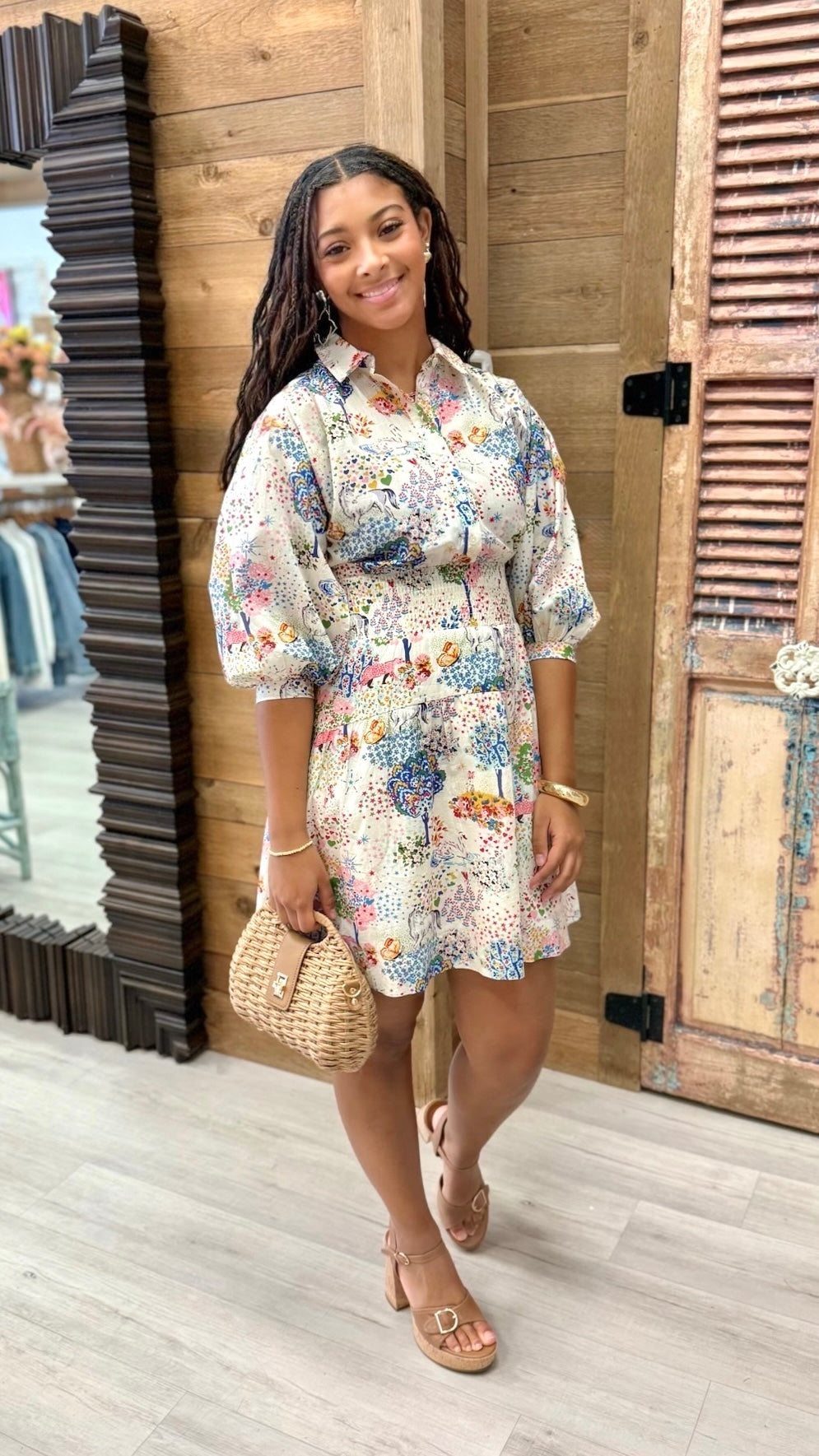 Uncle Frank Shirt Dress - Multi