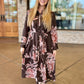 Ivy Jane Fall Tropics Dress - Brown