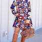 Ivy Jane Fall Blooms Dress - Hunter