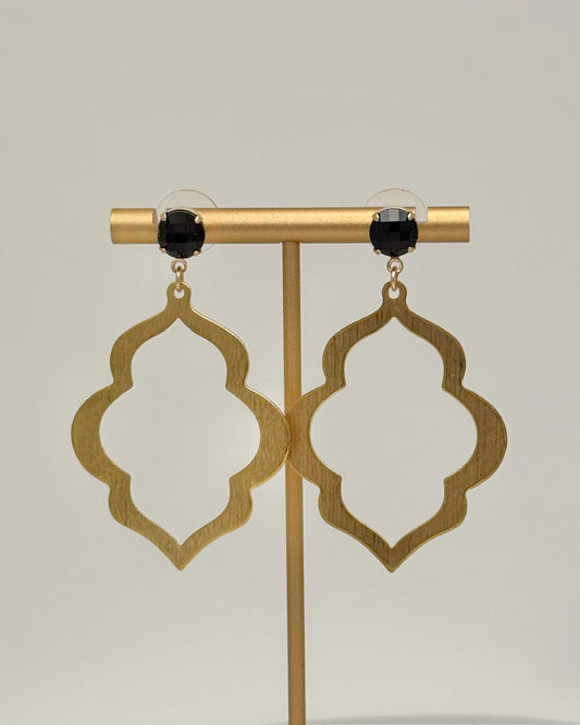 Fall Everyday Drop Earrings - Black