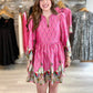 Frances Floral Dress - Pink