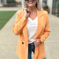 Peachy Linen Blazer