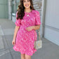 Tyler Boe Fran Dress - Fuchsia