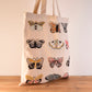 Flutter Butterfly Embroidered Tote
