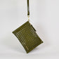 Veda Woven Crossbody & Clutch Bag - Olive