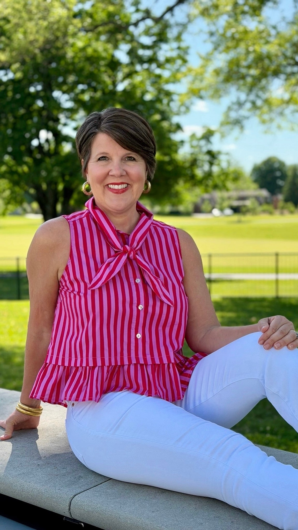 Aubrey Tie Neck Top