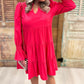 Jude Connally Tammi Dress - Hibiscus
