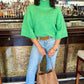 Everly Turtleneck Sweater - Green