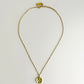 18K Gold Plate Hat Necklace