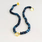 Blue Stone Bead Necklace