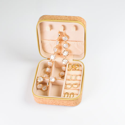 Cork Jewelry Storage Box - C