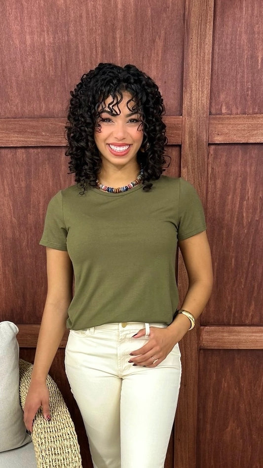 Theia Olive Top