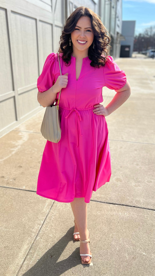 Jude Connally Peony Pink Cassandra Dress