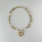 Roxie Smoked Bead Necklace With Heart