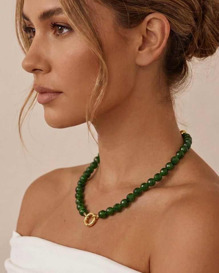 Jade Bead Necklace