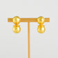 Gold Ball Post Earrings